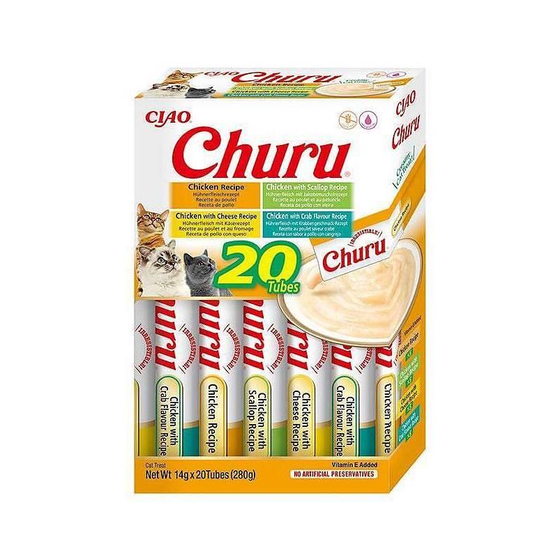 Goma Para Gatos Inaba Churu Variety Box Chicken 20 X 14g