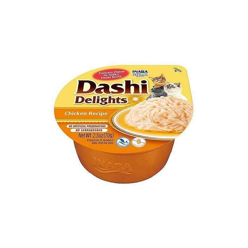 Goma Para Gatos Inaba Dashi Delights Chicken In Broth 70g