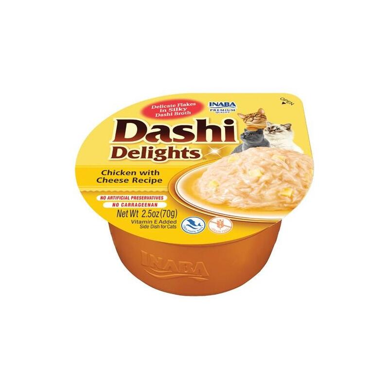Goma Para Gatos Inaba Dashi Delights Chicken With Cheese In Broth 70g