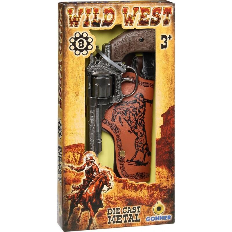Gonher Metal Cowboy Revolver With A Holster