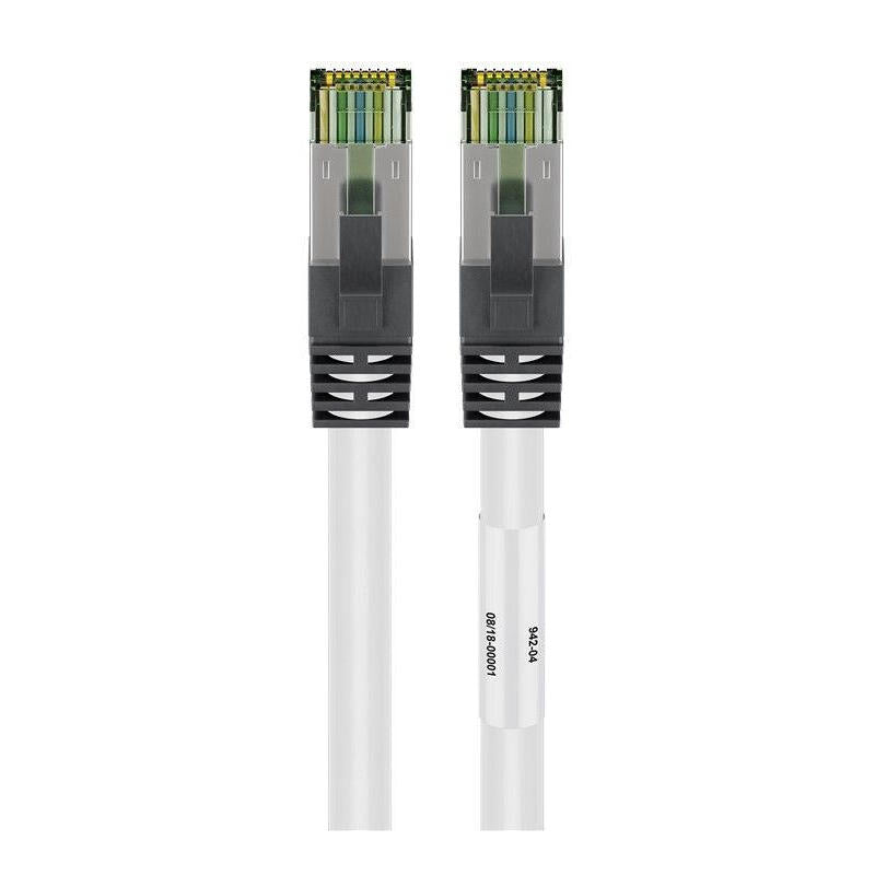 Goobay 55125 Cable De Red 2 M Cat8.1 S/Ftp (S-Stp) Blanco