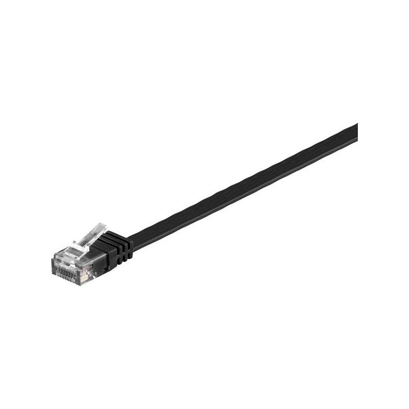 Goobay Cat6 U/Utp Flat 20m Cable De Red U/Utp (Utp) Negro