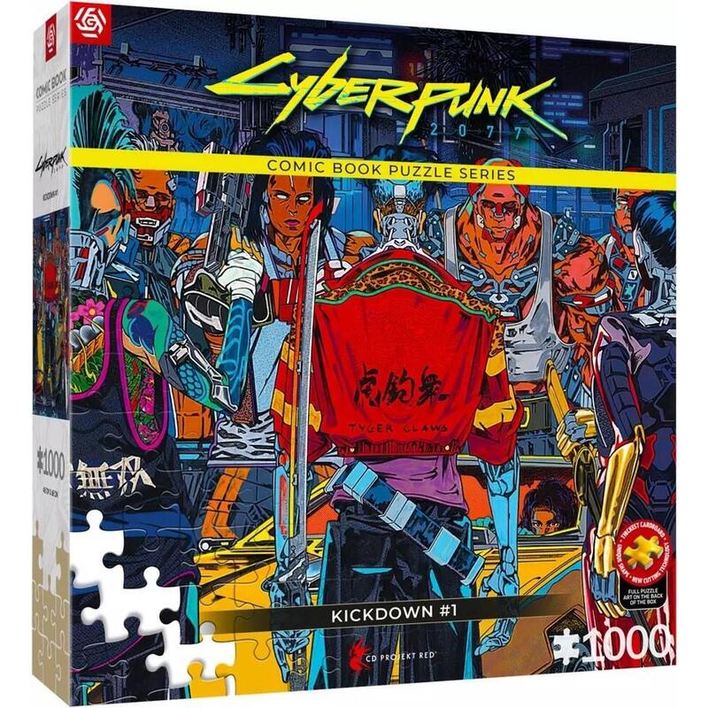 Good Loot Comic Book Puzzle: Cyberpunk 2077 Kickdown, 1000 Elementów