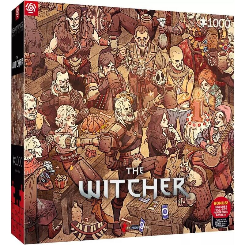 Good Loot Gaming Puzzle: The Witcher (Wiedzmin) Birthday, 1000 Elementów