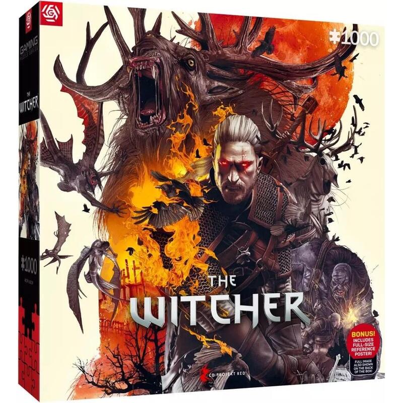Good Loot Gaming Puzzle: The Witcher (Wiedzmin) Monsters, 1000 Elementów