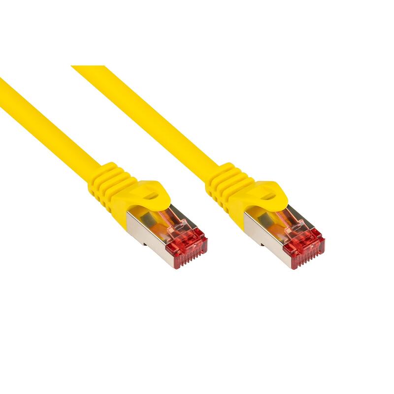 Goodconnections Cable De Red Mit Rastnasenschutz, Cat. 6, S Ftp, Pimf, Pvc, 250mhz, Gelb, 20m,