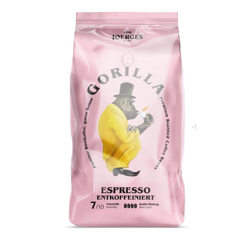 Gorilla Espresso Entkoffeiniert 1kg Bohnen
