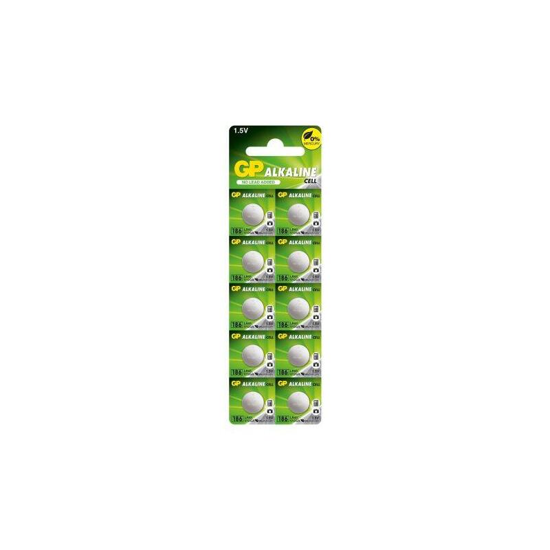 Gp Battery (Lr43) Alkaline Button Gp186/ Lr43 1.55v
