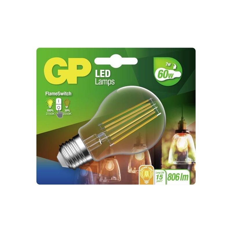 Gp Bombilla Led Flamedim E27 7w (60w) 806 Lm Gp 085430