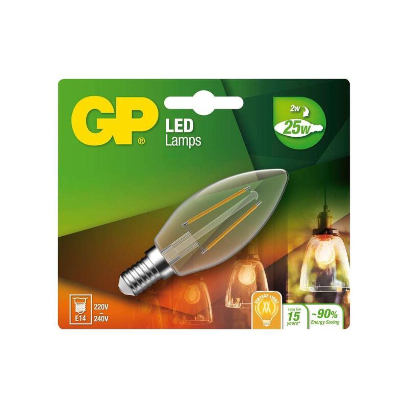 Gp Lighting Filament Candle E14 2w (25w) 250 Lm Gp 078081