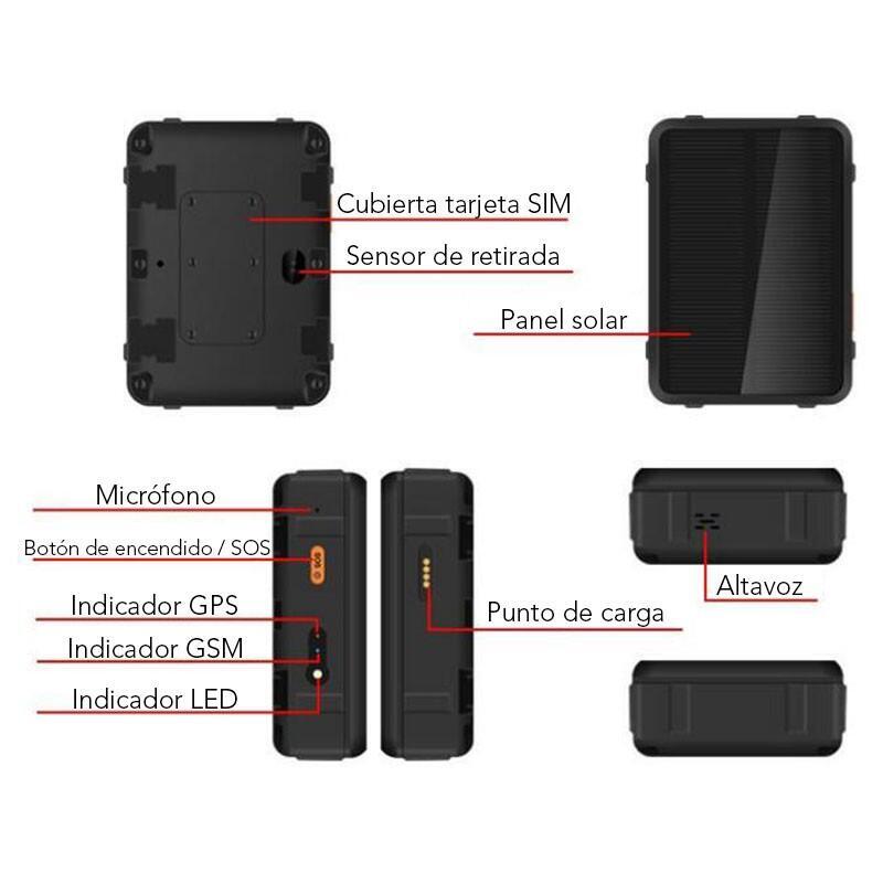 Gps Para Mascotas V34 Carga Solar