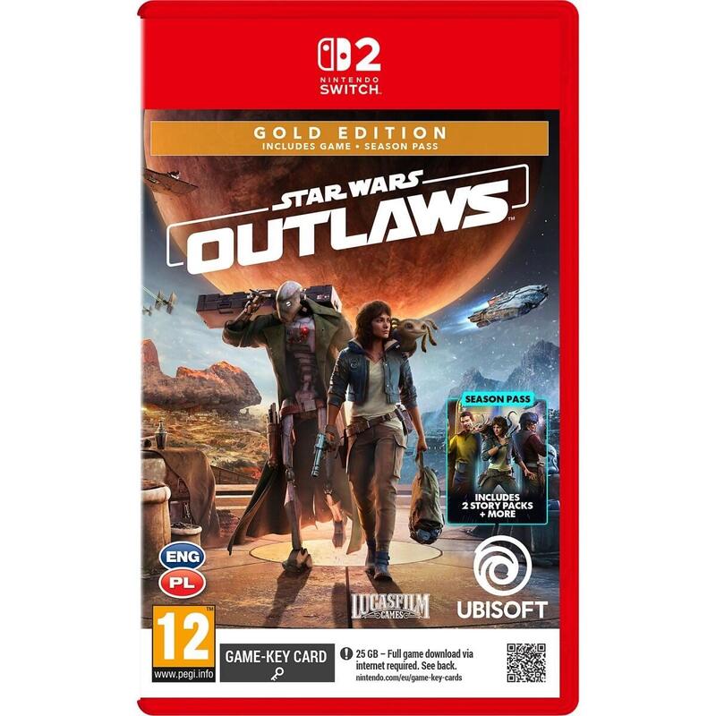 Gra Nintendo Switch 2 Star Wars Outlaws Gold Edition