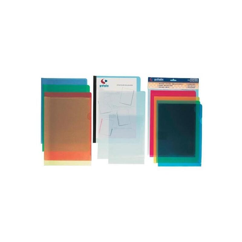 Grafoplas Dossier Uñero A4 Polipropileno Azul Bolsa -10u-