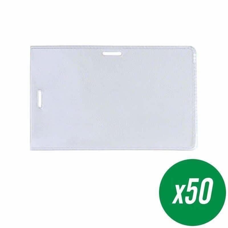 Grafoplás Portadistintivos Pvc Flexible Transparente Pack -50u-