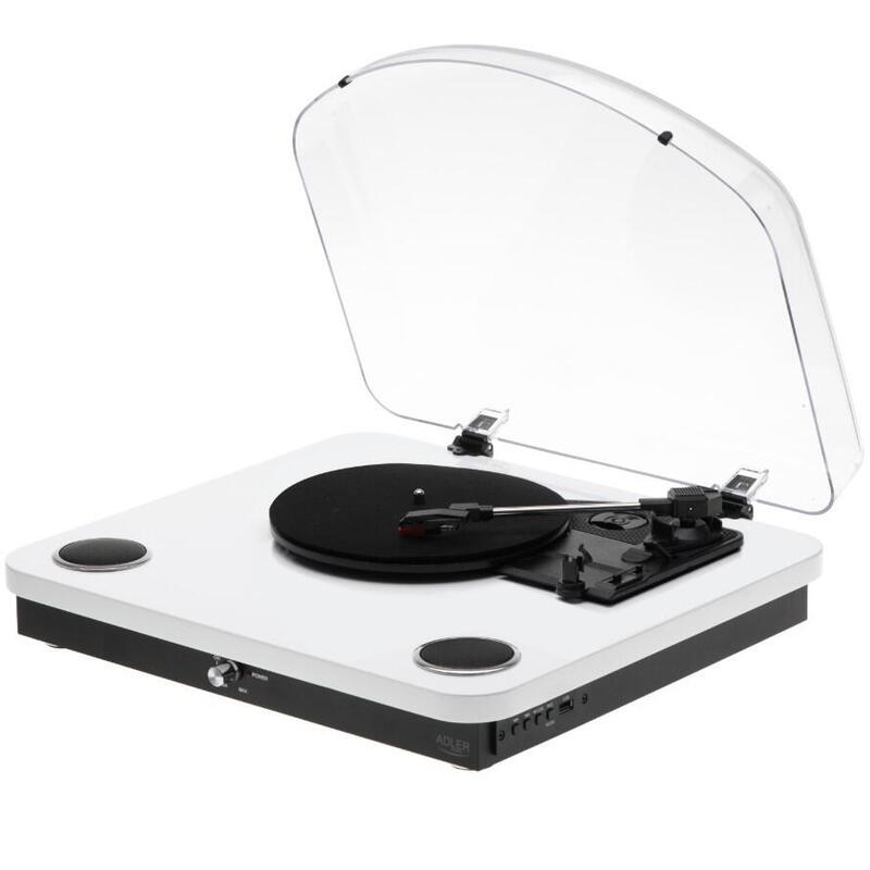 Gramofon Ad1914 Bialy Usb Bluetooth