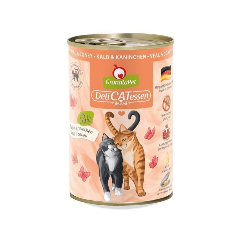 Granatapet Delicatessen Veal And Coney - Comida Húmeda Para Gatos - 400g