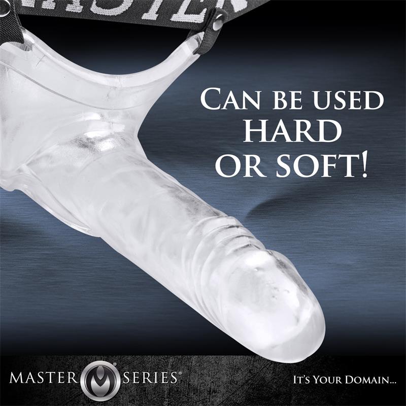 Grand Mamba Xl Suspensorio Con Dildo Hueco Transparente