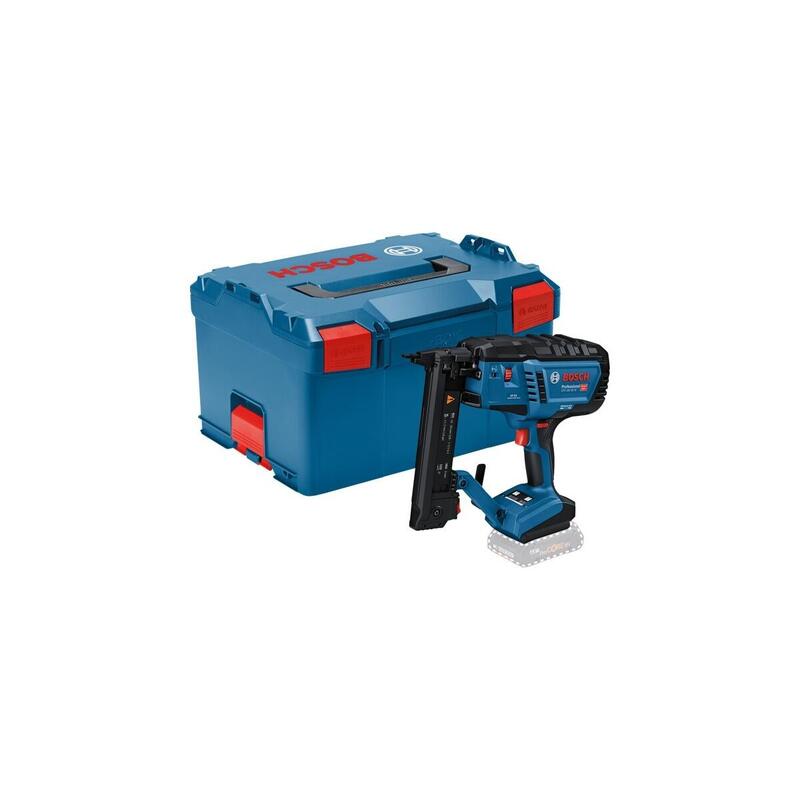 Grapadora Bosch Professional De Madera A Batería Gnh 18v-38 M Professional Solo, 18 Voltios, Grapadora Eléctrica Azul/Negro, Sin Batería Ni Cargador, En L-Boxx 601482501