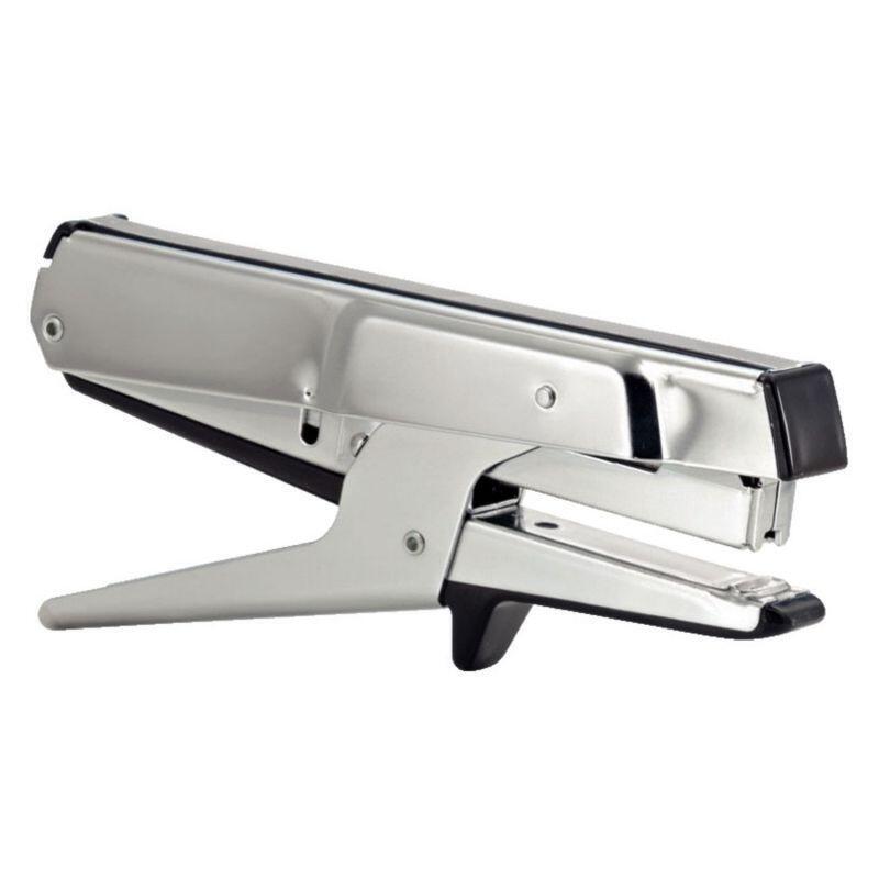Grapadora De Tenaza Esselte Petrus 221 Carga Superior Grapa Hasta 20 Hojas Incluye Dispositivo Seguridad Grapas Petrus 23/6 Cromado
