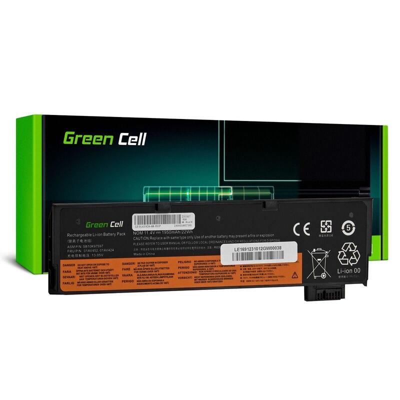 Green Cell Bateria 01av422 11.4v 1950mah Para Lenovo Thinkpad T470 T25 P51s