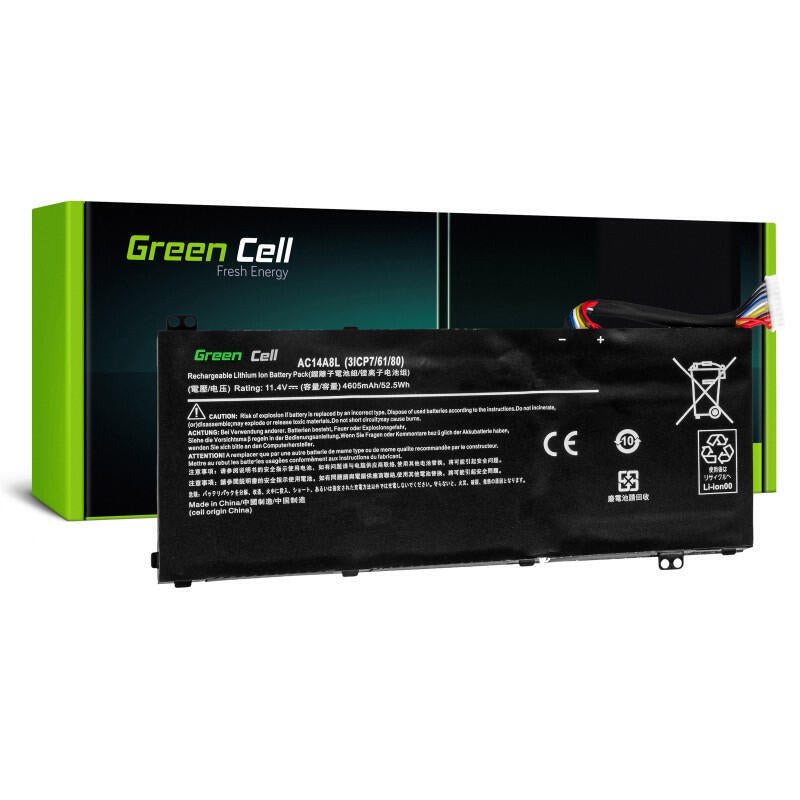 Green Cell Batería Para Acer Aspire Nitro V15 Vn7-571g Vn7-572g Vn7-591g Vn7-592g / 11,4v 3800mah