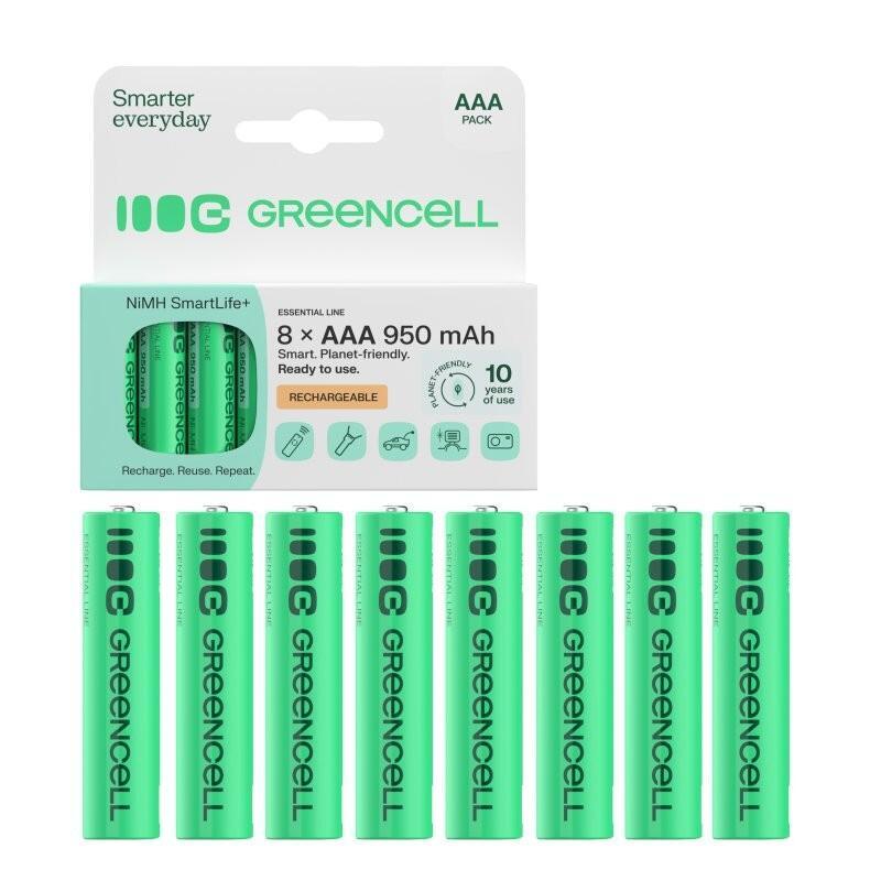 Greencell Pilas Recargables 8xaaa Hr03 950mah