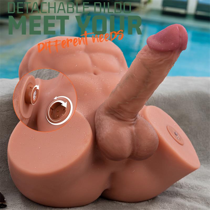 Gretel Semi Torso Con Dildo Desmontable, Thrusting Y App 6 Kg