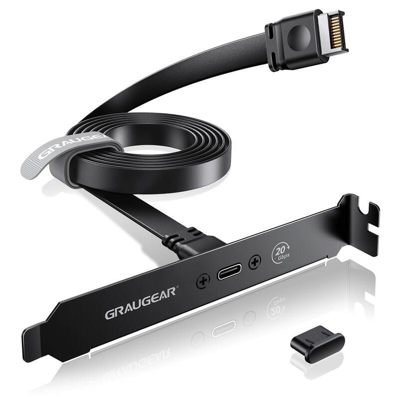 Graugear Erweiterungskabel Usb-C M. Pci Placa De Ranuras Pc-Carcasa