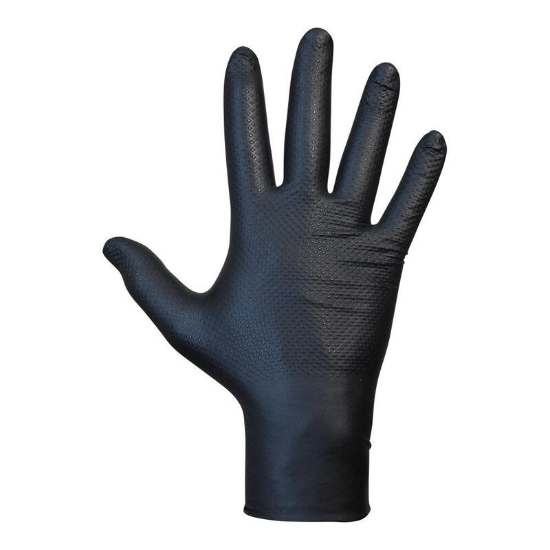 Guante Agility Grip Nbr S/Polvo Negro T11. Juba
