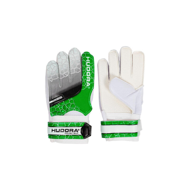 Guantes De Portero Hudora Para Niños, Color Verde, Talla. M Verde/Blanco, Para Niños A Partir De 5 Años 71587