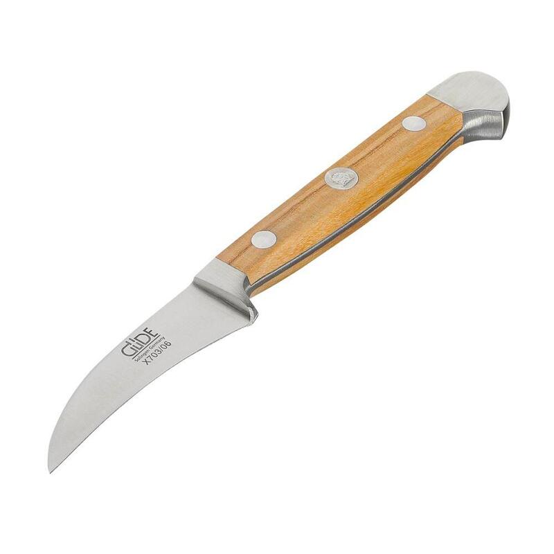 Güde Alpha Peeling Knife 6 Cm Olive Wood