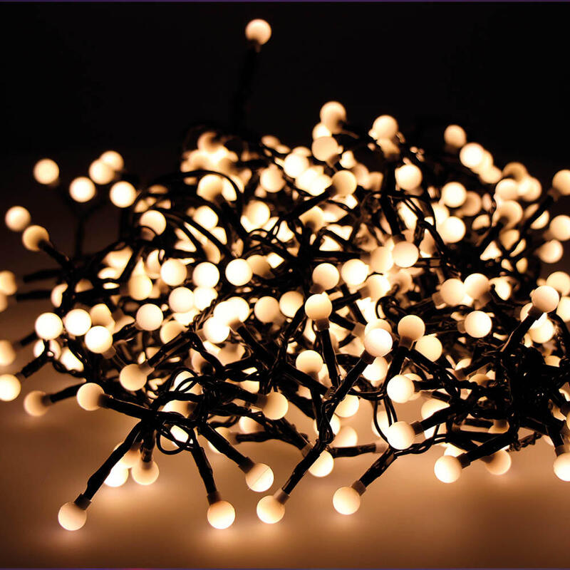 Guirnalda "Cherry Compact" Parpadeante Exterior 16m 500 Leds Luz Calida