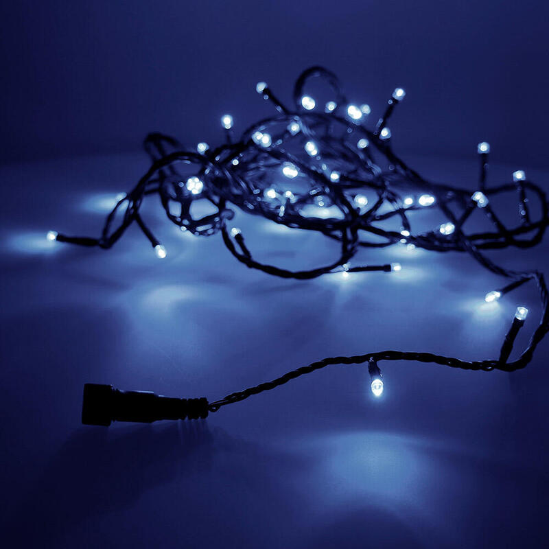 Guirnalda Luminosa Easy-Connect 4m 60 Leds Azul 30v (Ip44 Interio-Exterior) Edm Total 1,08w