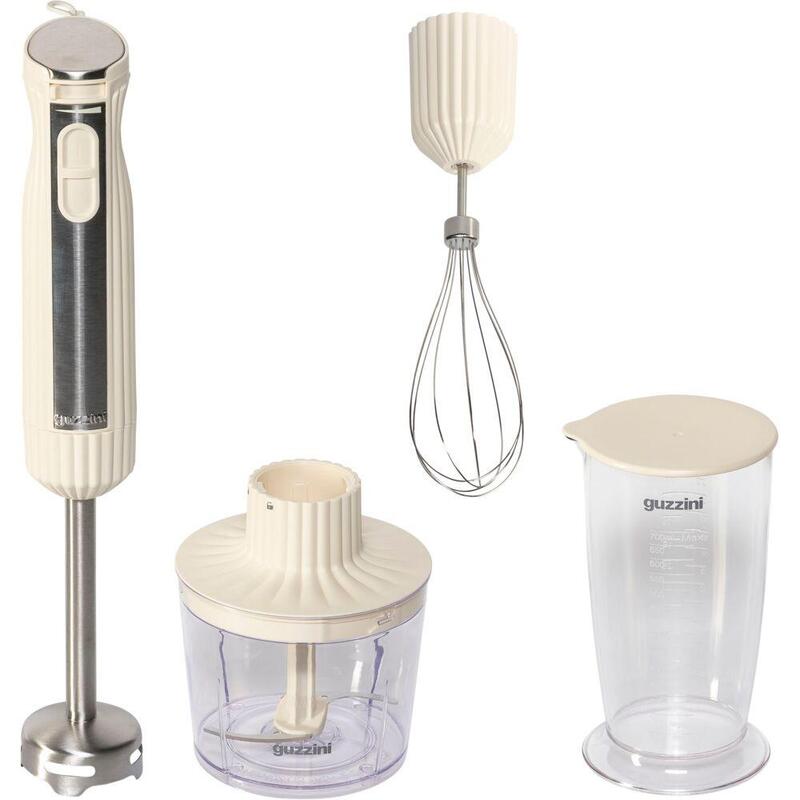Guzzini Sous Chef Stabmixer Mit Zubehör, Creme