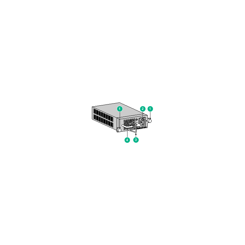 H3c - Psr75-12a-Gl - 75w Ac Pluggable Power Supply Module