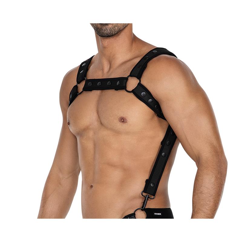 Arnés H4rness05 De Pecho Neon Negro Talla Única