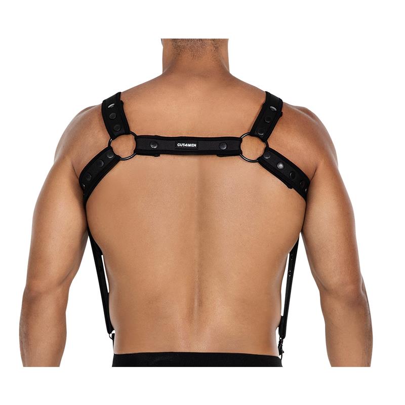 Arnés H4rness05 De Pecho Neon Negro Talla Única