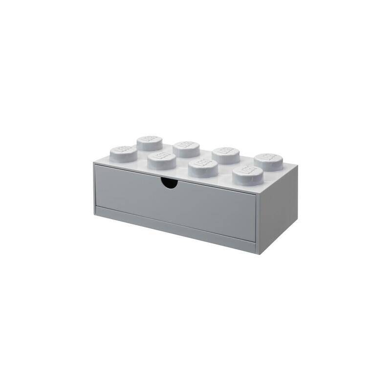 Habitación Copenhague Lego Cajón De Escritorio 8, Caja De Almacenamiento Gris, Nub 40211740