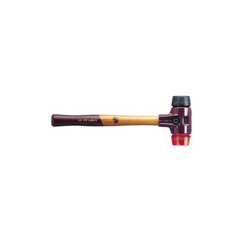 Halder 3026.040 - Maza De Goma + Acetato Simplex Ø 40 Mm