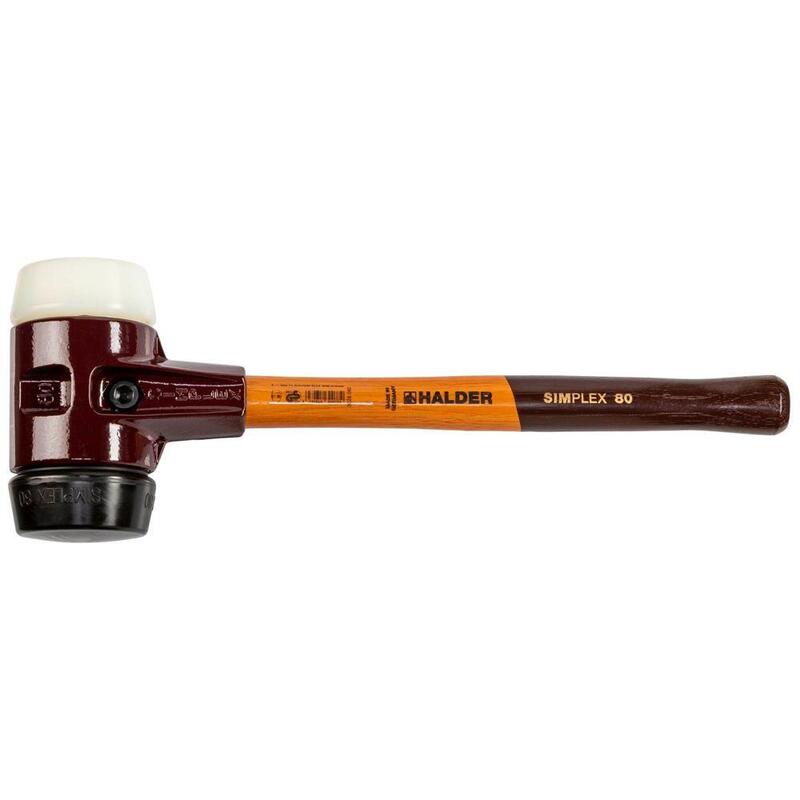 Halder Simplex Soft-Face Mallet 80 Comp. Rubber/Nylon Te Simplex