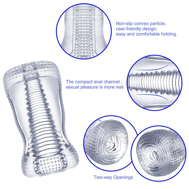 Hannx2 Masturbador Manual Ultimate Doble Salida 5.5