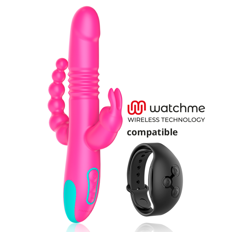 Happy Loky - Donald Triple Estimulación: Anal, Punto G & Clítoris Compatible Con Watchme Wireless Technology