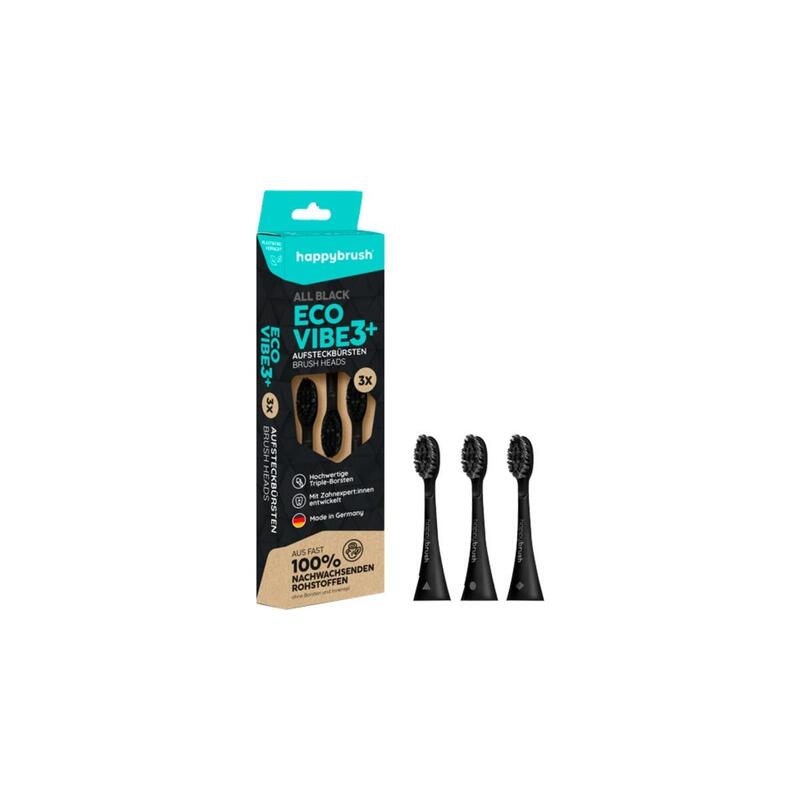 Happybrush Eco Vibe 3 Cabezales Hav3deab