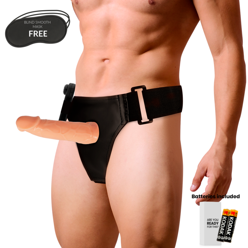 Harness Attraction - Rnes Hueco Willian Con Vibrador 17 Cm -O- 4.5 Cm