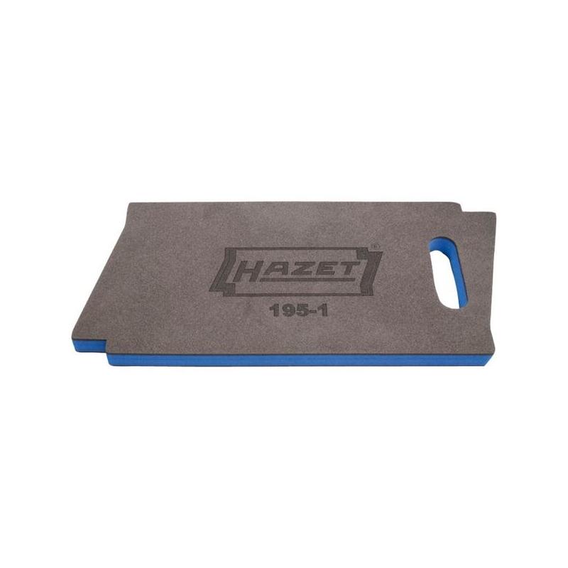 Hazet Kniebrett 195-1, Protección De Rodilla Gris/Azul, En Forma De Logotipo De Hazet 195-1