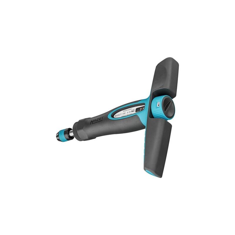 Destornillador Dinamométrico Hazet 6005ct-100 Negro/Azul, 4 - 10 Nm Nm, Portapuntas De 1/4", Mango En T 6005ct-100