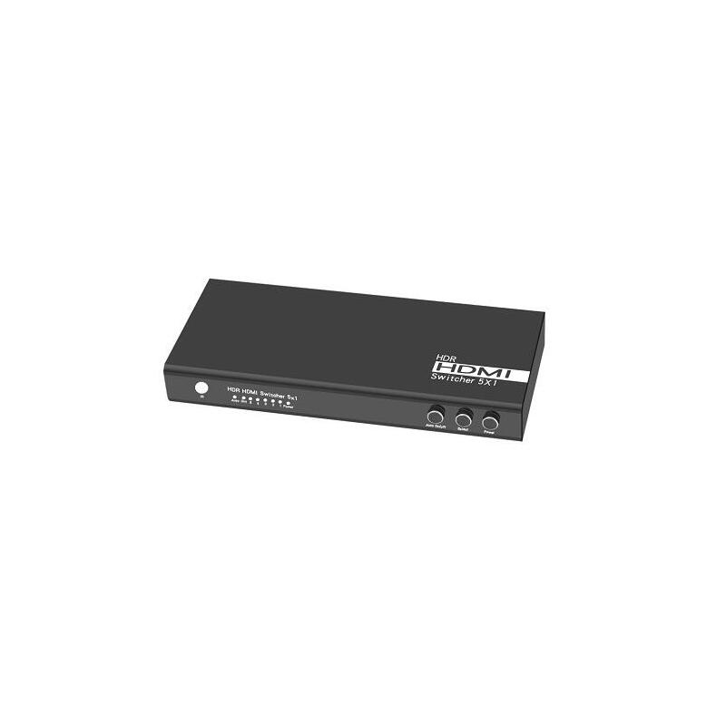 Hdr 18g Hdmi 2.0 Switch 5x1 With Auto On/Off