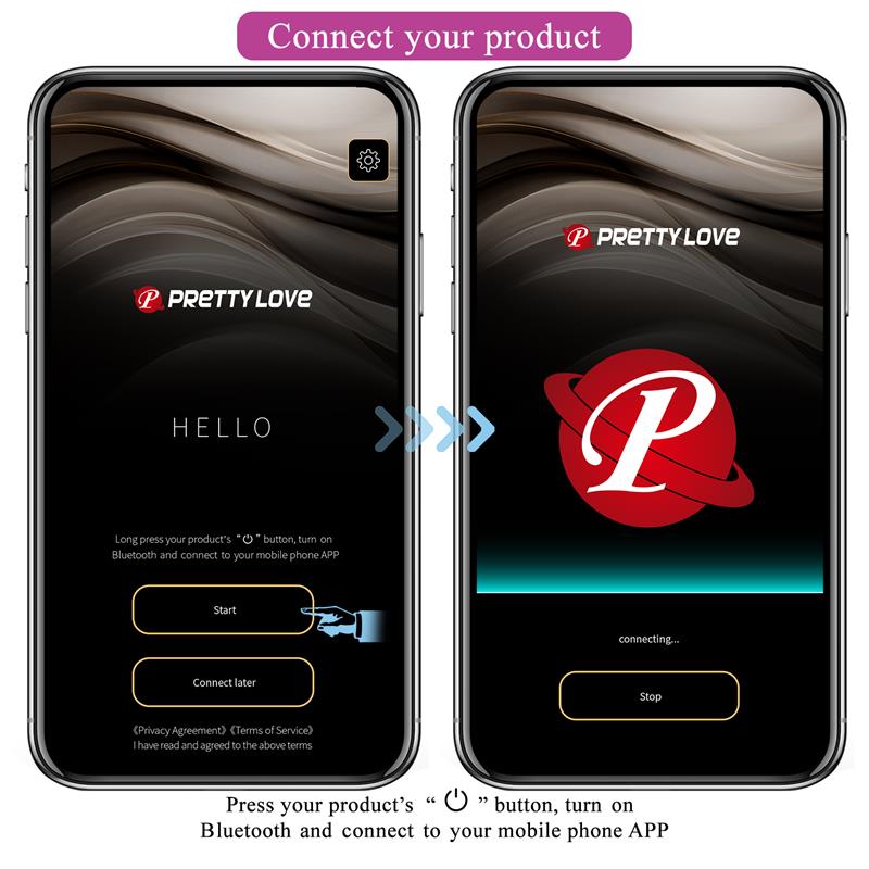 Pretty Love - Hector Vibrador Electroshock App Gratuita Violeta