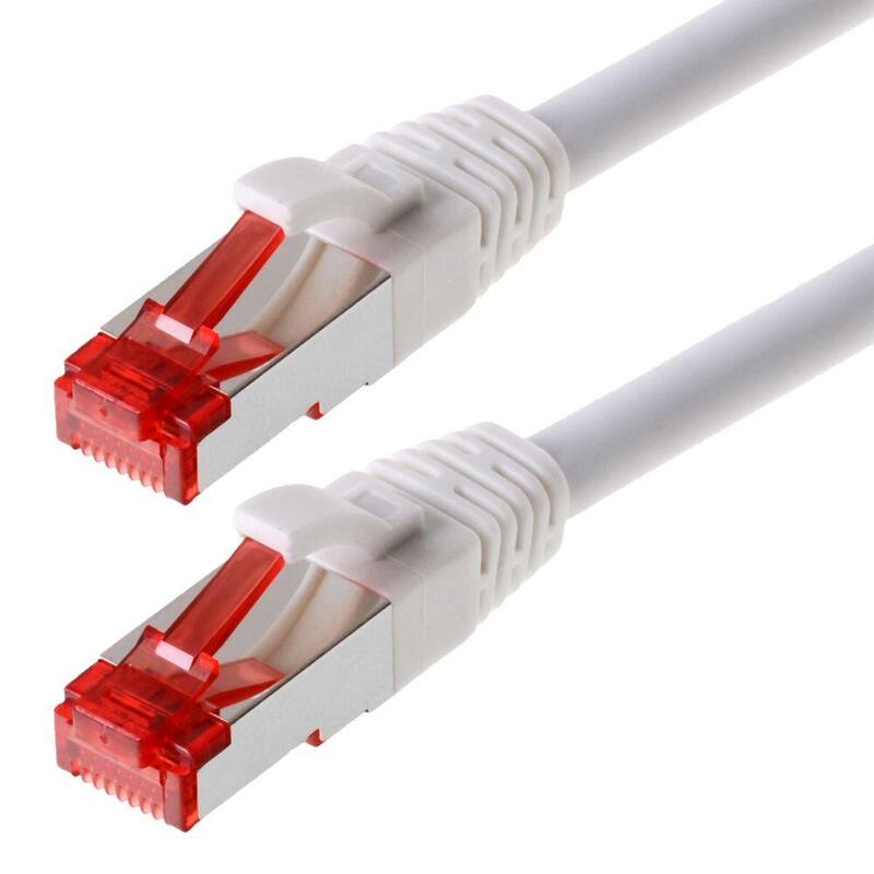 Helos Cable De Red S/Ftp Cat 6 Blanco 3,0m