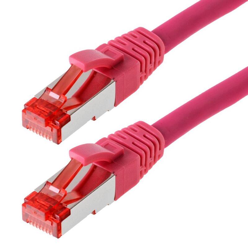 Helos Cable De Red S/Ftp Cat 6 Magenta 3,0m